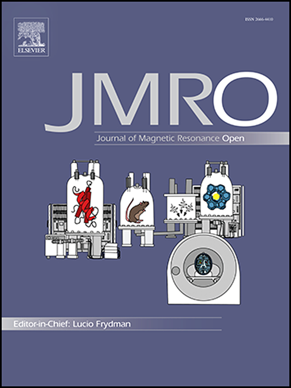 Go to journal home page - Journal of Magnetic Resonance Open